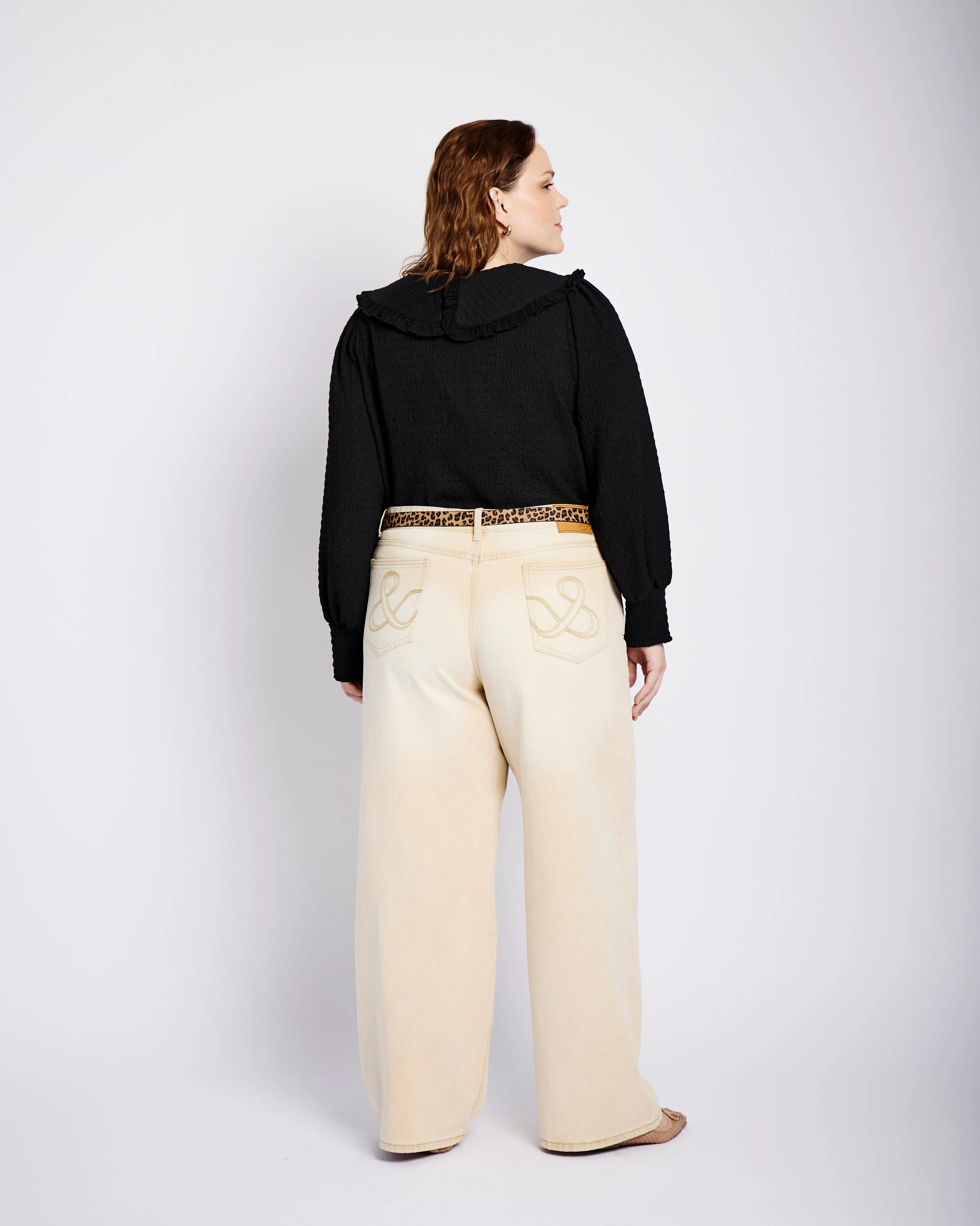 Adjustable Waist Jean in Mocha