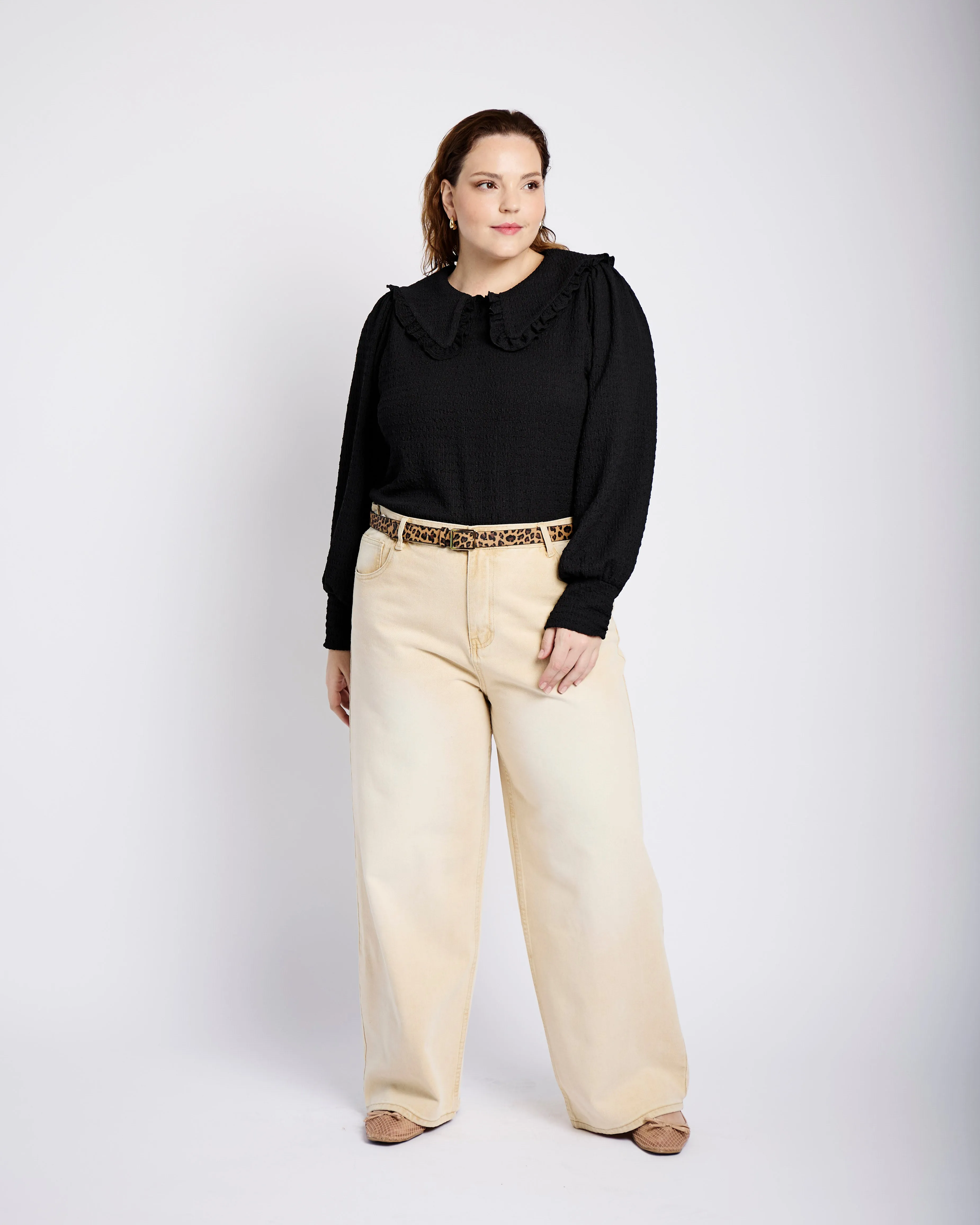 Adjustable Waist Jean in Mocha