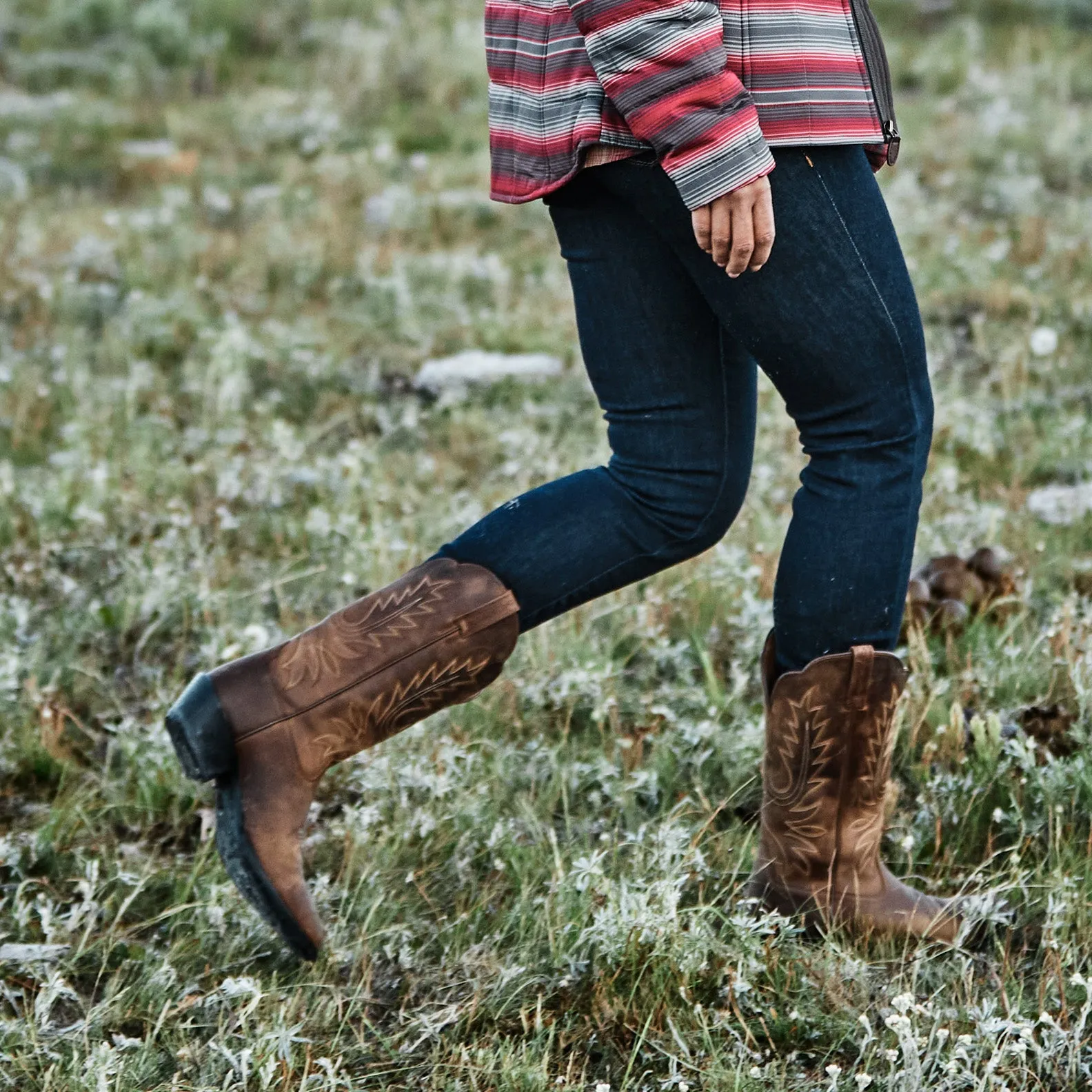 Ariat Womens Heritage R Toe Western Boots