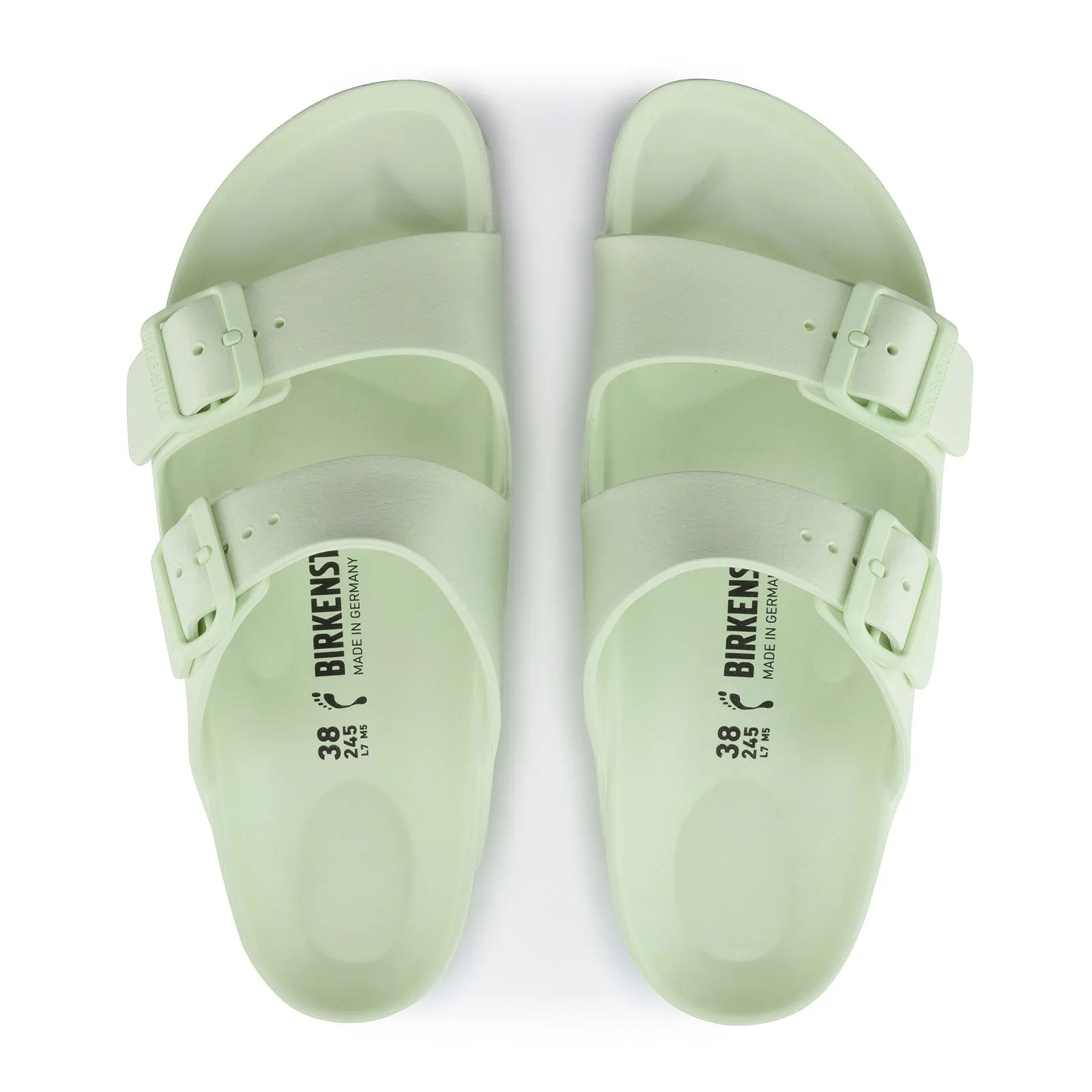 Birkenstock Arizona EVA Narrow Slide Sandal (Women) - Faded Lime