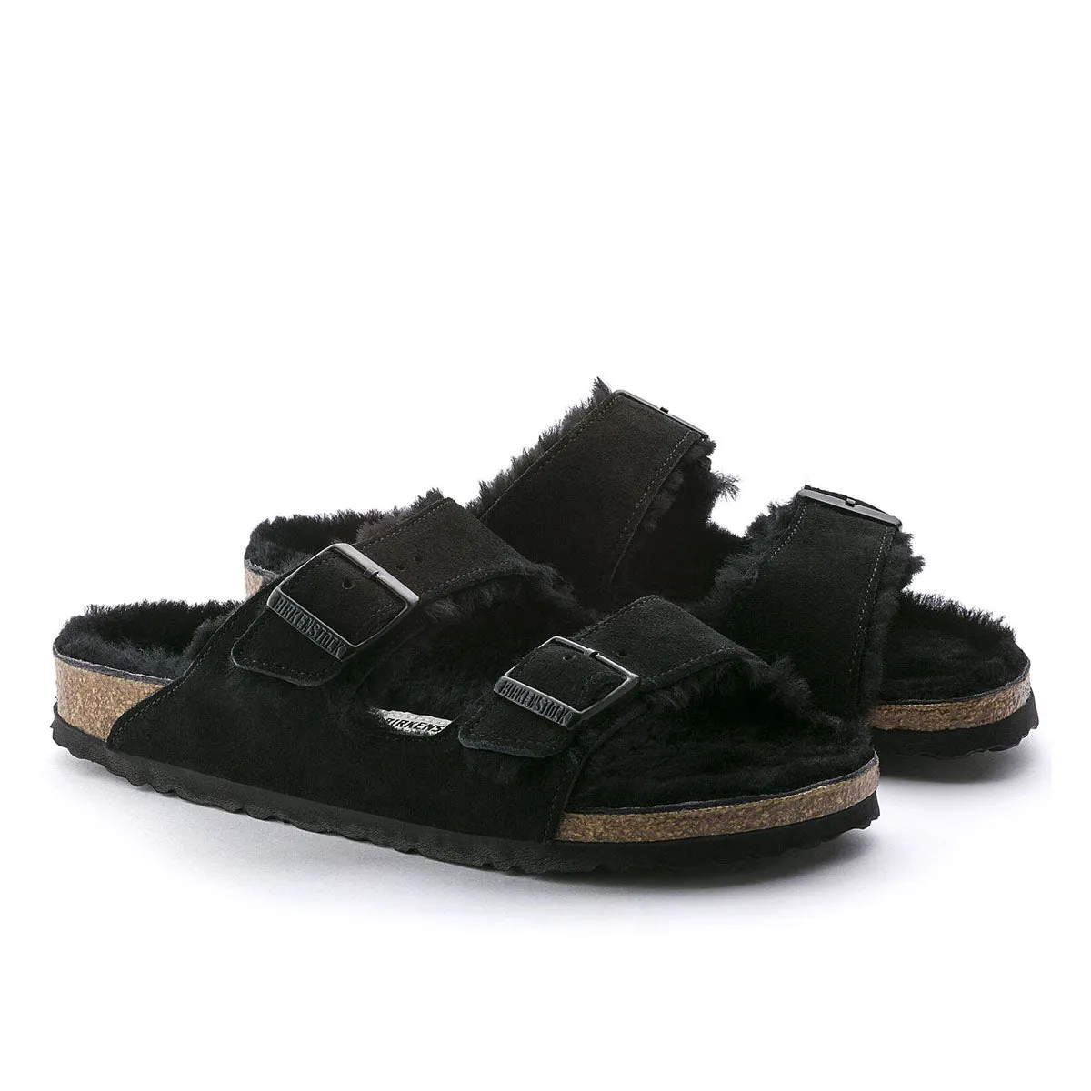 Birkenstock Arizona Fur Black    