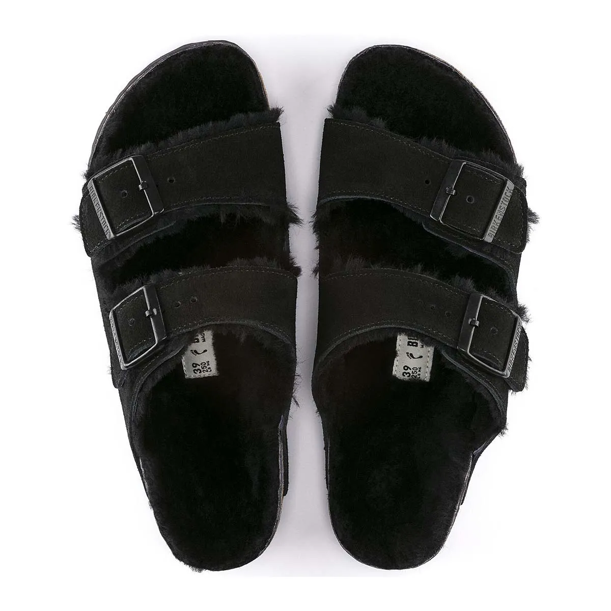 Birkenstock Arizona Fur Black    