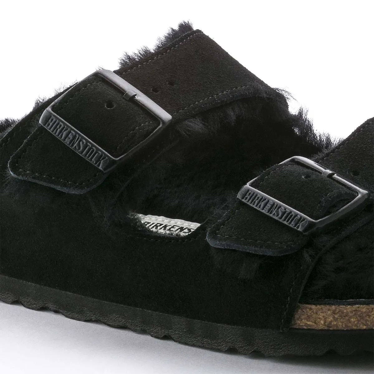 Birkenstock Arizona Fur Black    