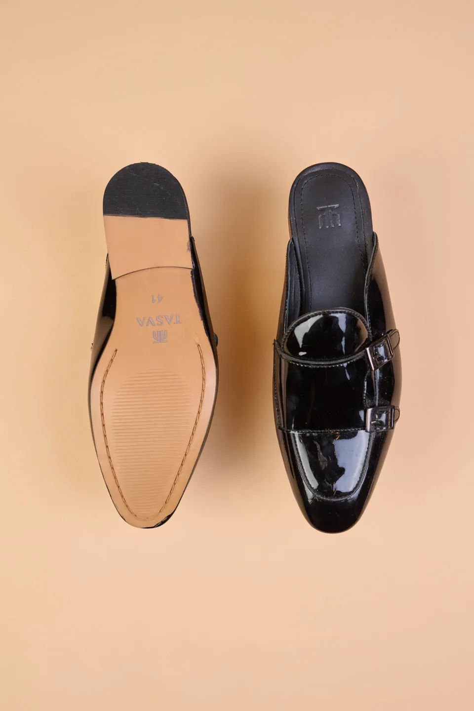 Black Patent Leather Loafers