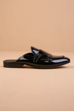 Black Patent Leather Loafers