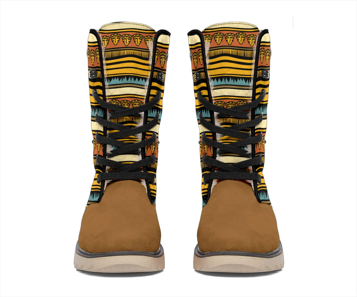 Bohemian Tribal Polar Boots