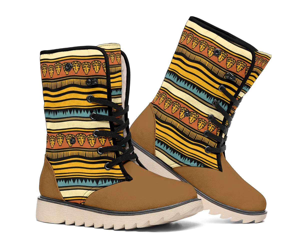 Bohemian Tribal Polar Boots