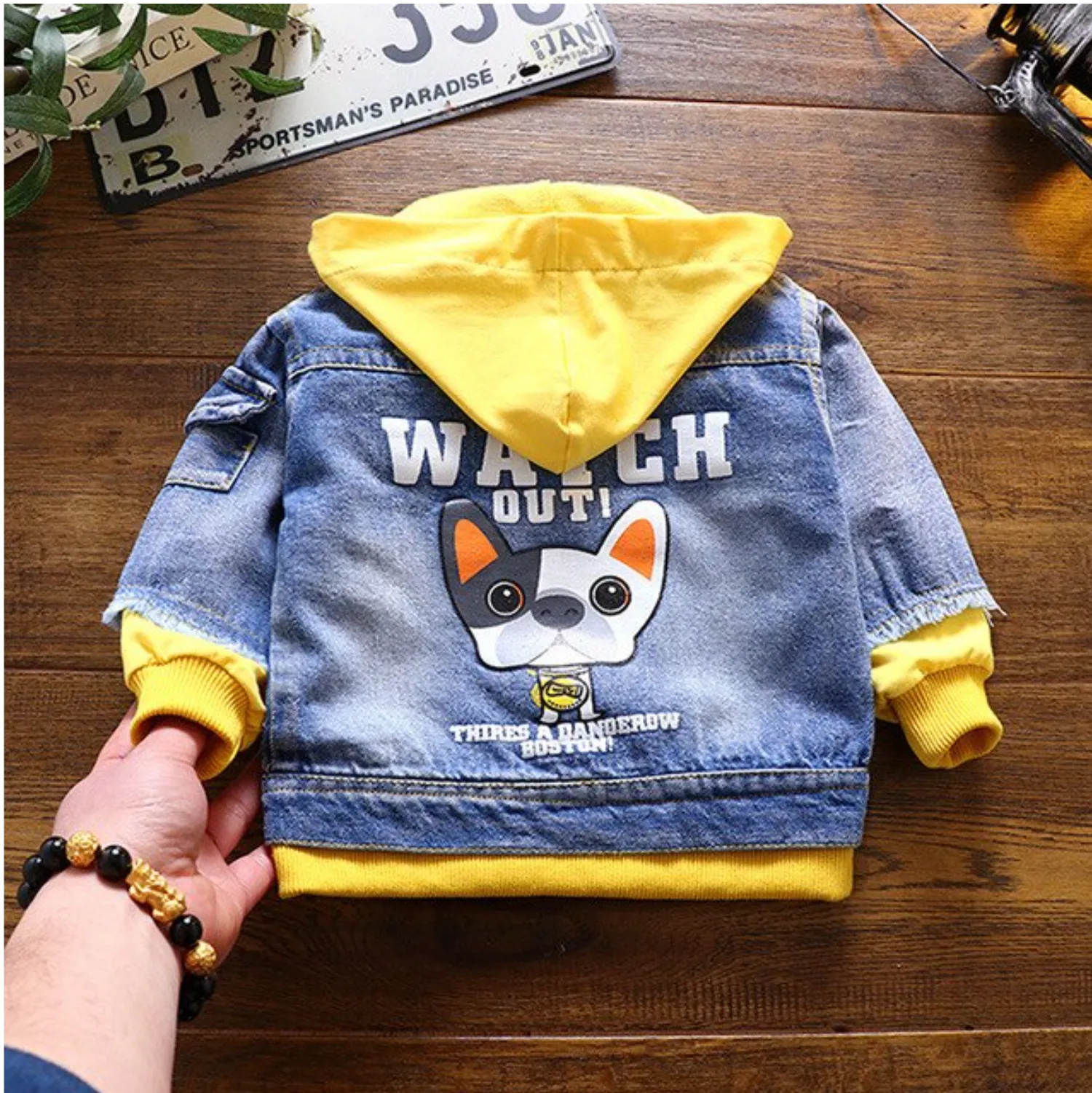 Boys And Girls Jean Thin Denim Hoodie Jacket