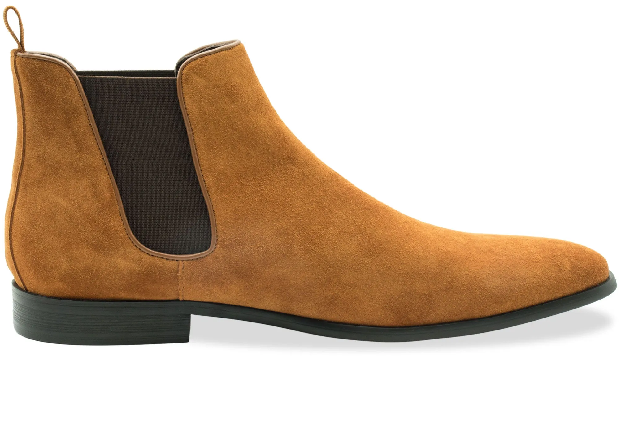 Centenario Tan Suede Chelsea Boots