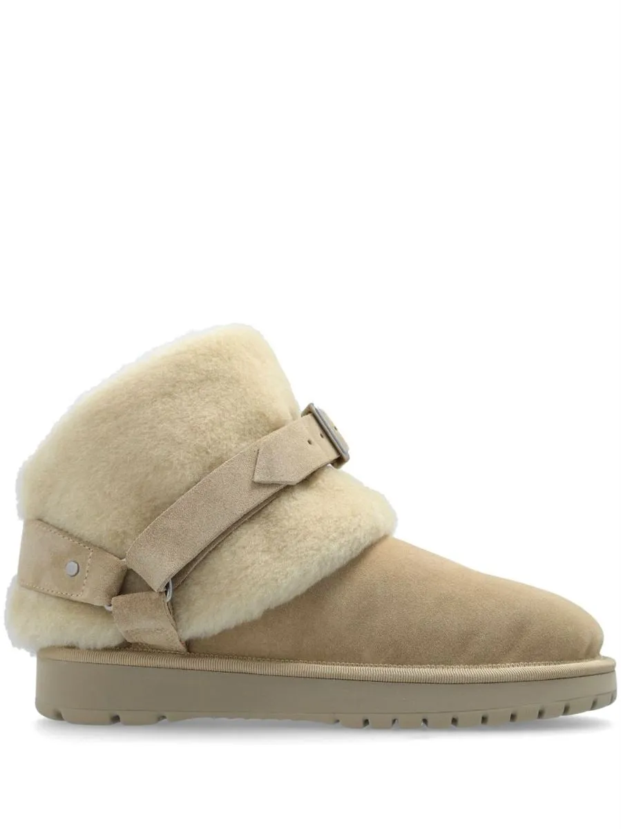 CHUBBY SUEDE SHEARLING BOOTS