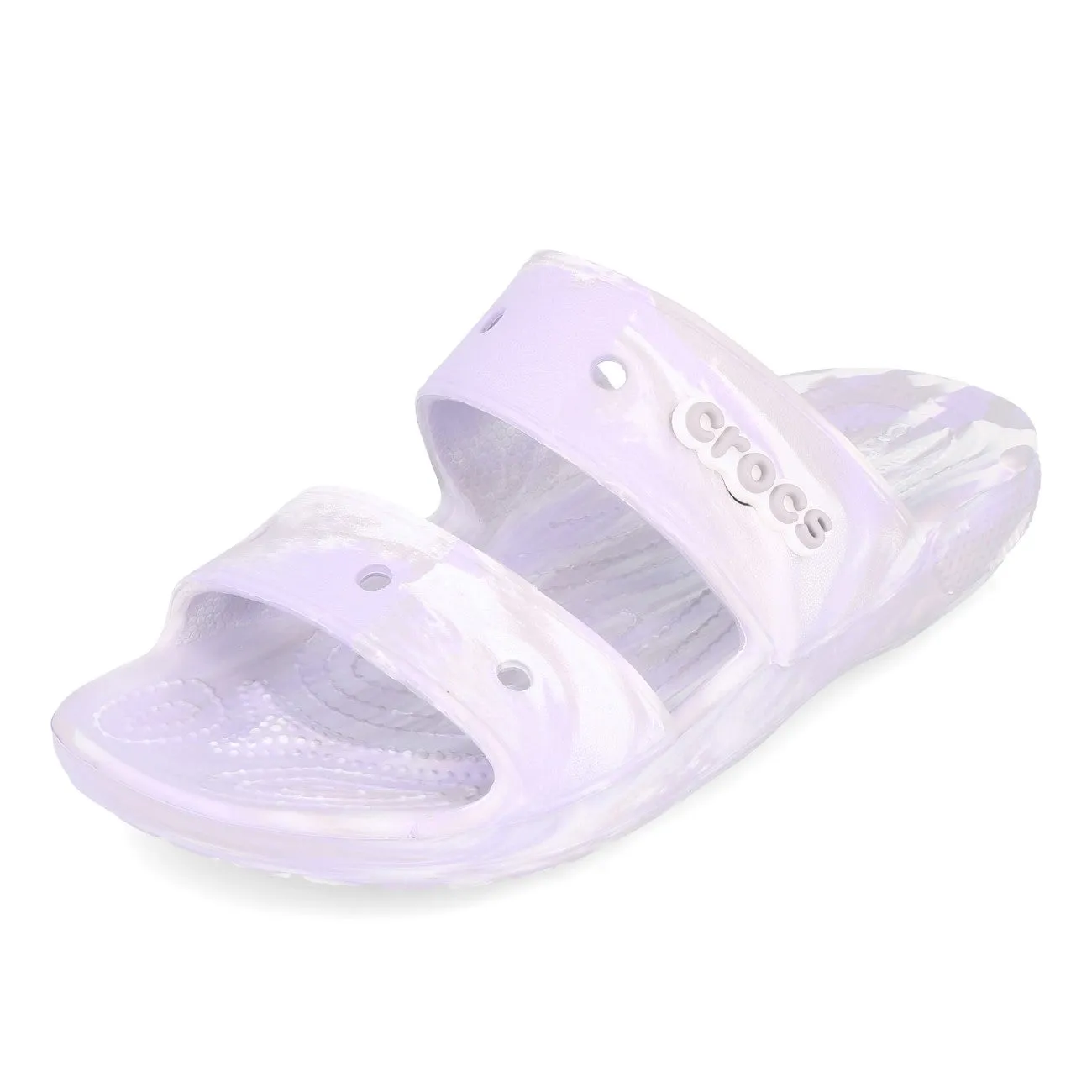 Crocs Classic Crocs Marbled Sandal Lavender Multi