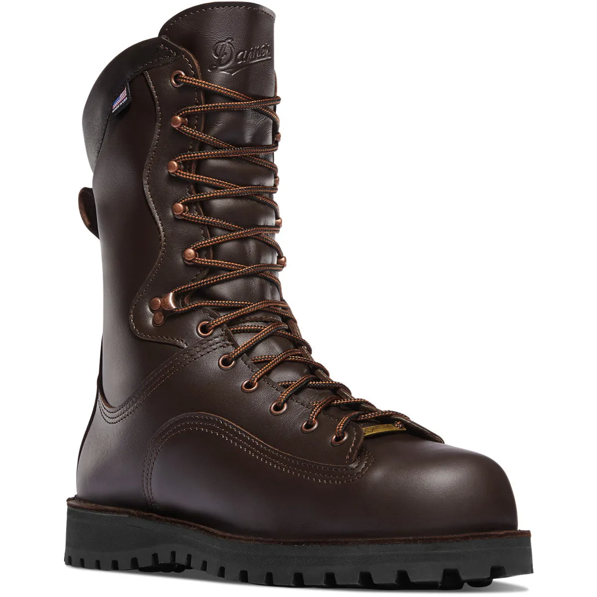 Danner Men's Trophy 10" USA Made WP Ins Hunt Boot - Brown - 40000