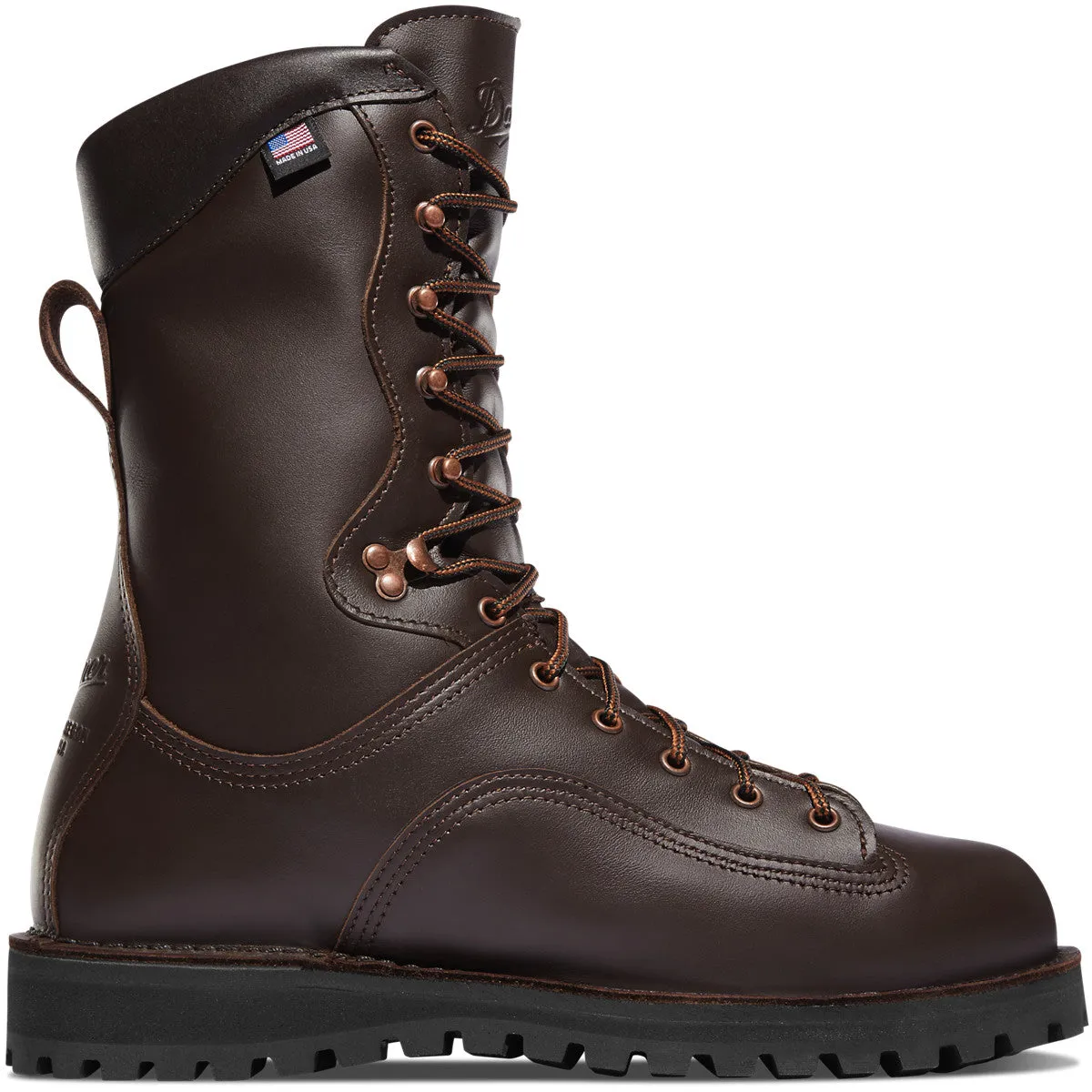 Danner Men's Trophy 10" USA Made WP Ins Hunt Boot - Brown - 40000