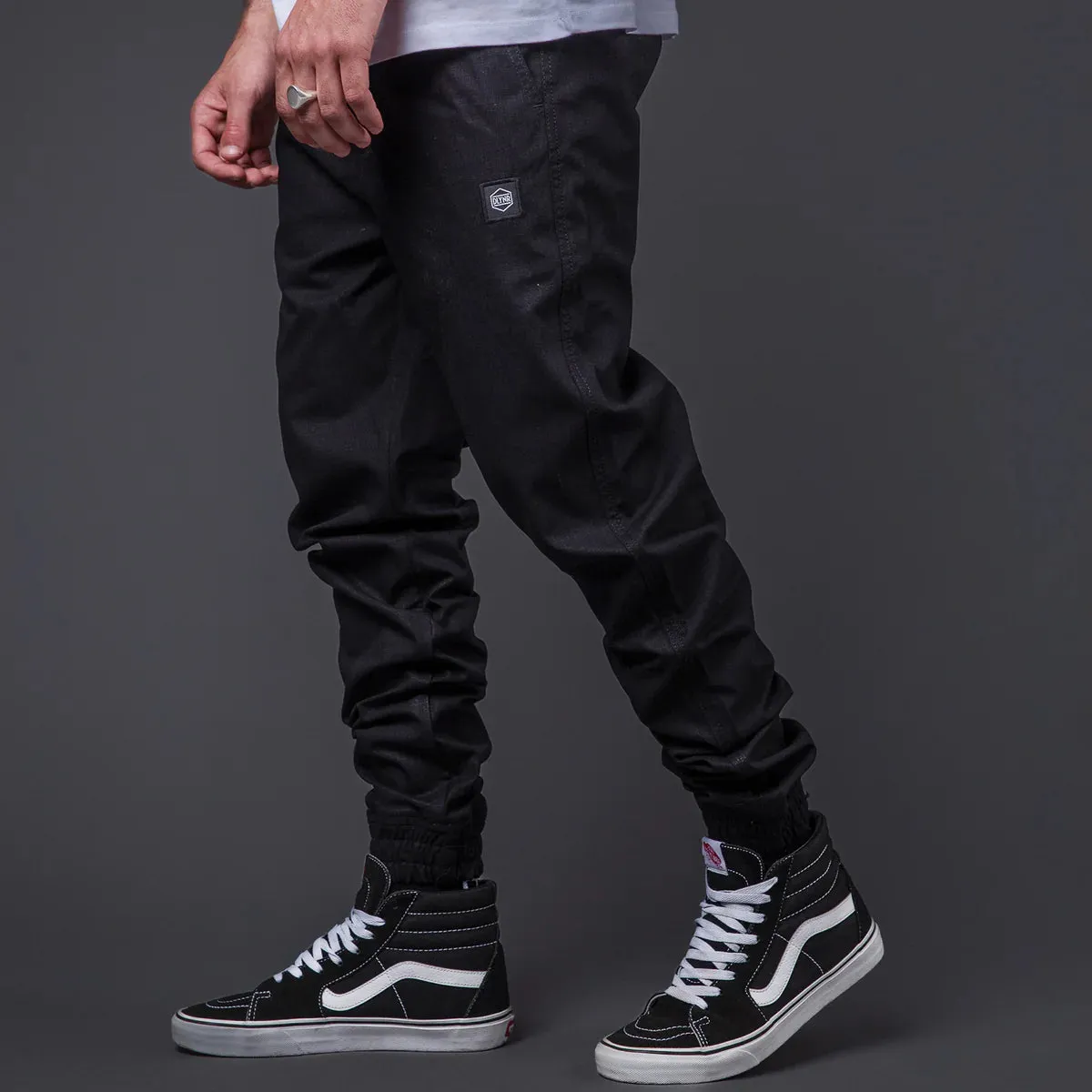 Dolly Noire Ripstop Jogger Pants pa901-pf-01 black