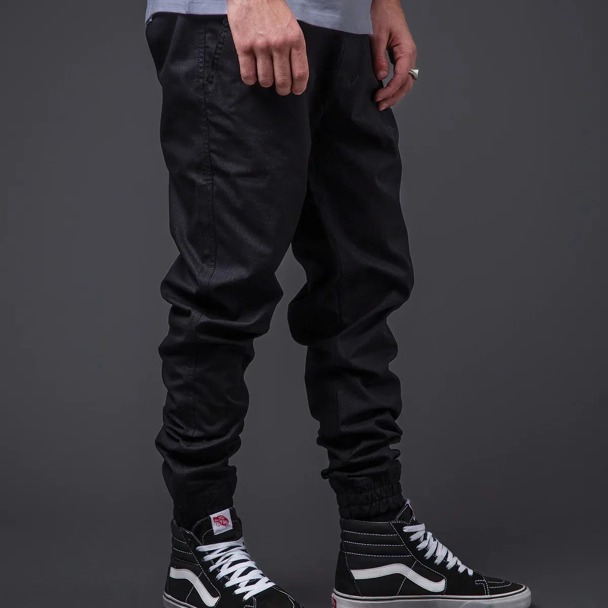 Dolly Noire Ripstop Jogger Pants pa901-pf-01 black