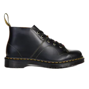 DR. MARTENS CHURCH BOOT BLACK VINTAGE SMOOTH