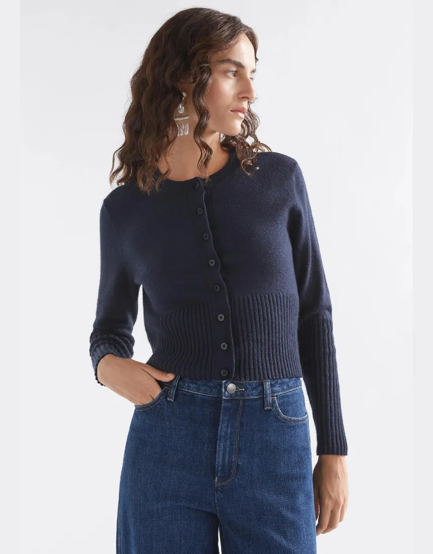 Elk - Finby Cardigan Navy