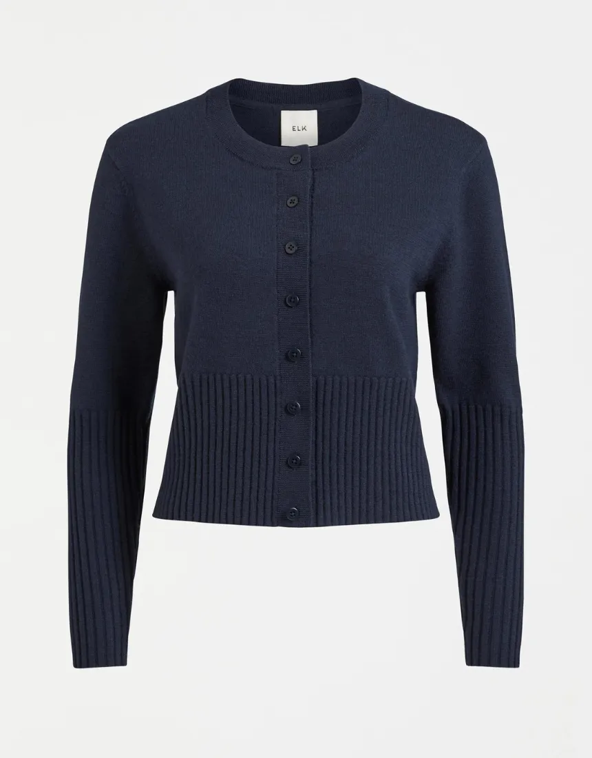 Elk - Finby Cardigan Navy