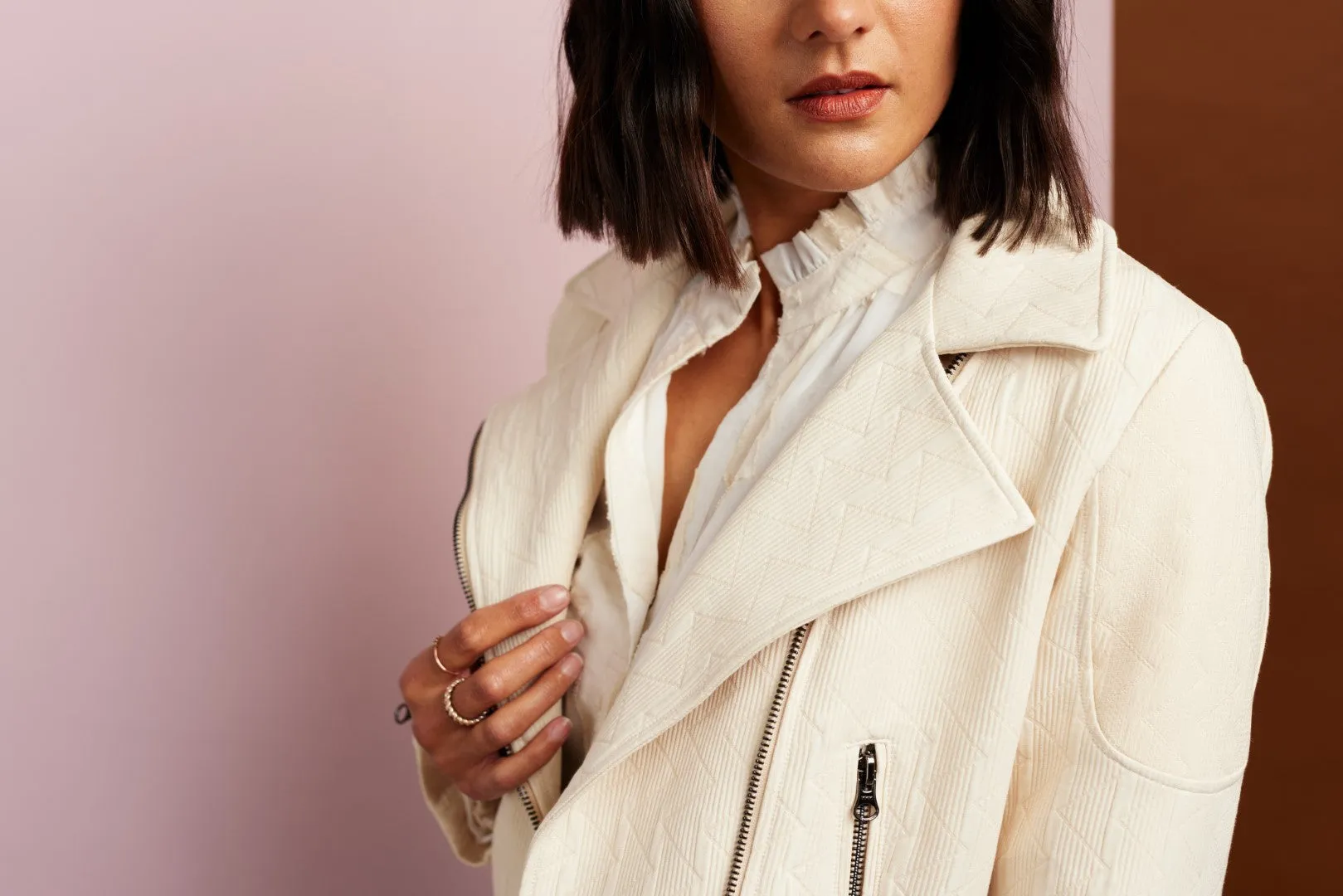 Et Alia Layton Jacket - Ivory