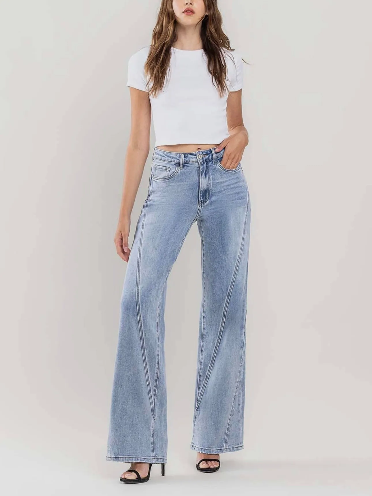 Flying Monkey Ultra High Rise Wide Leg Jean