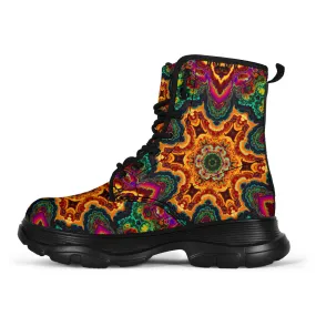 Fractal Flow Chunky Boots