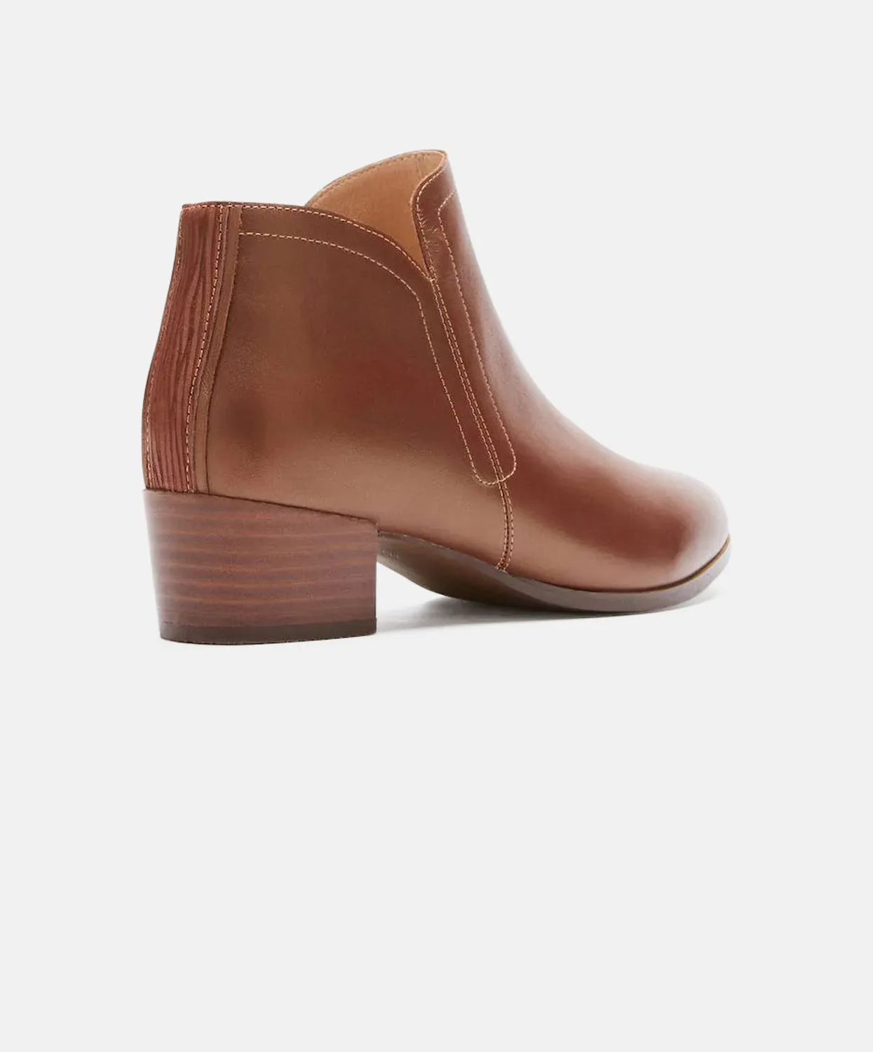 FRANKIE4 Novah Cognac Metallic Boots