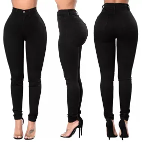 High Waisted Black skinny Jeans