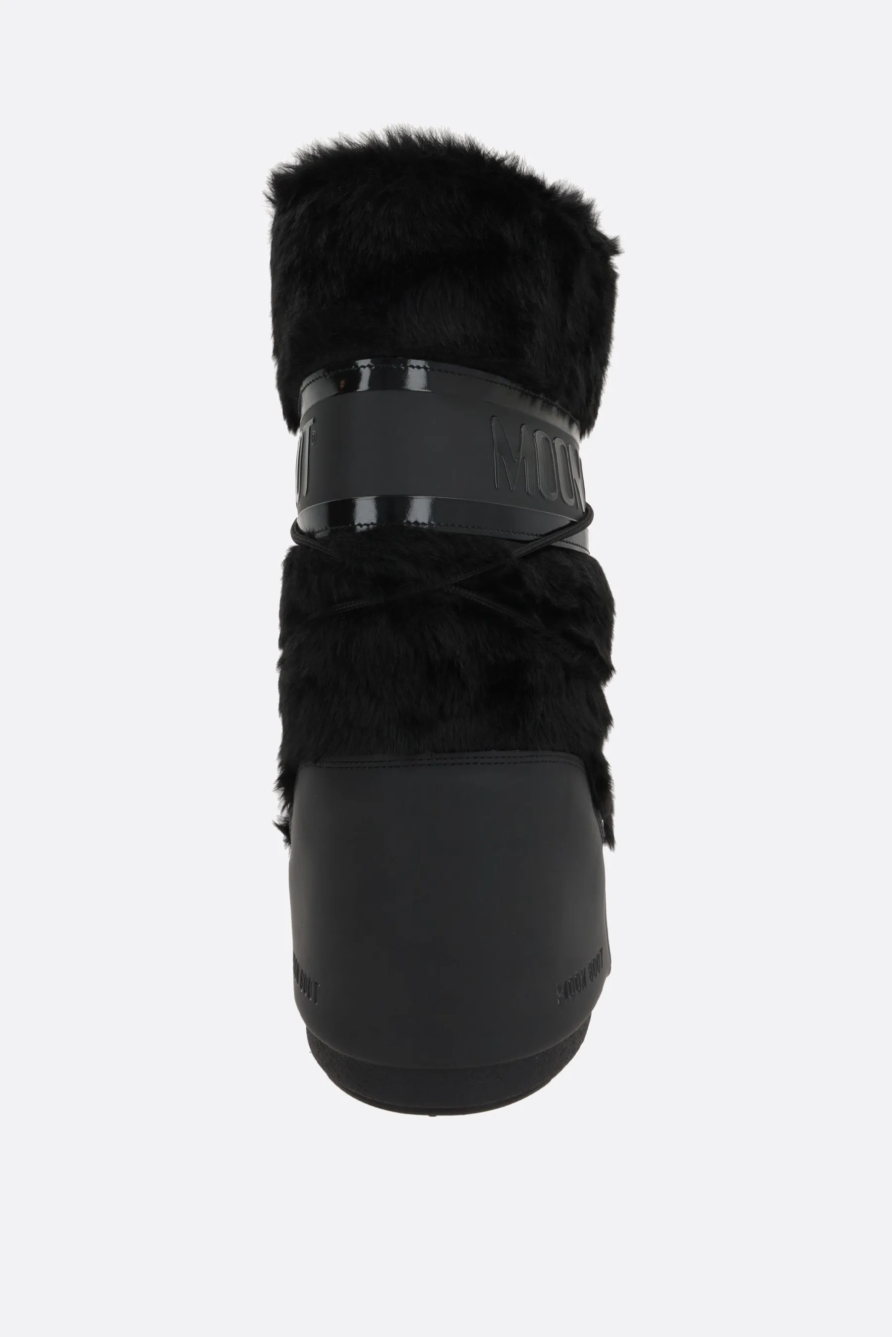 Icon faux fur high-top snow boots