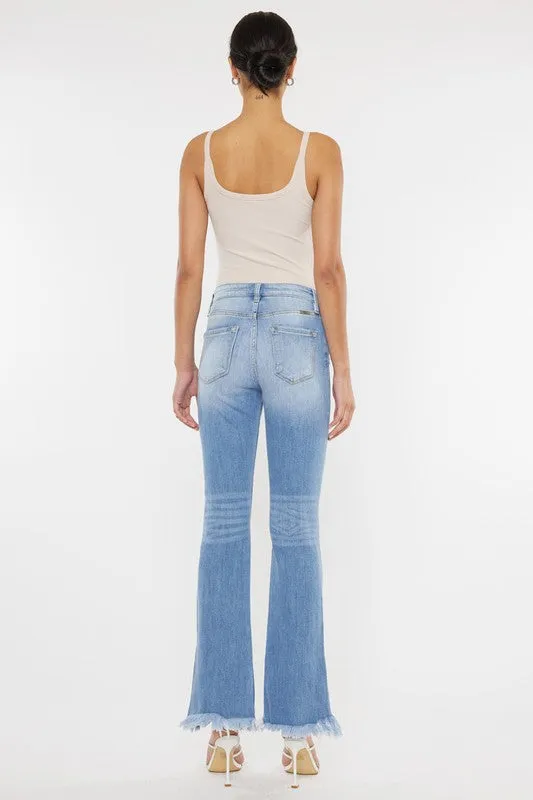 KANCAN ALWAYS FRAYED HIGH RISE JEANS [online exclusive]