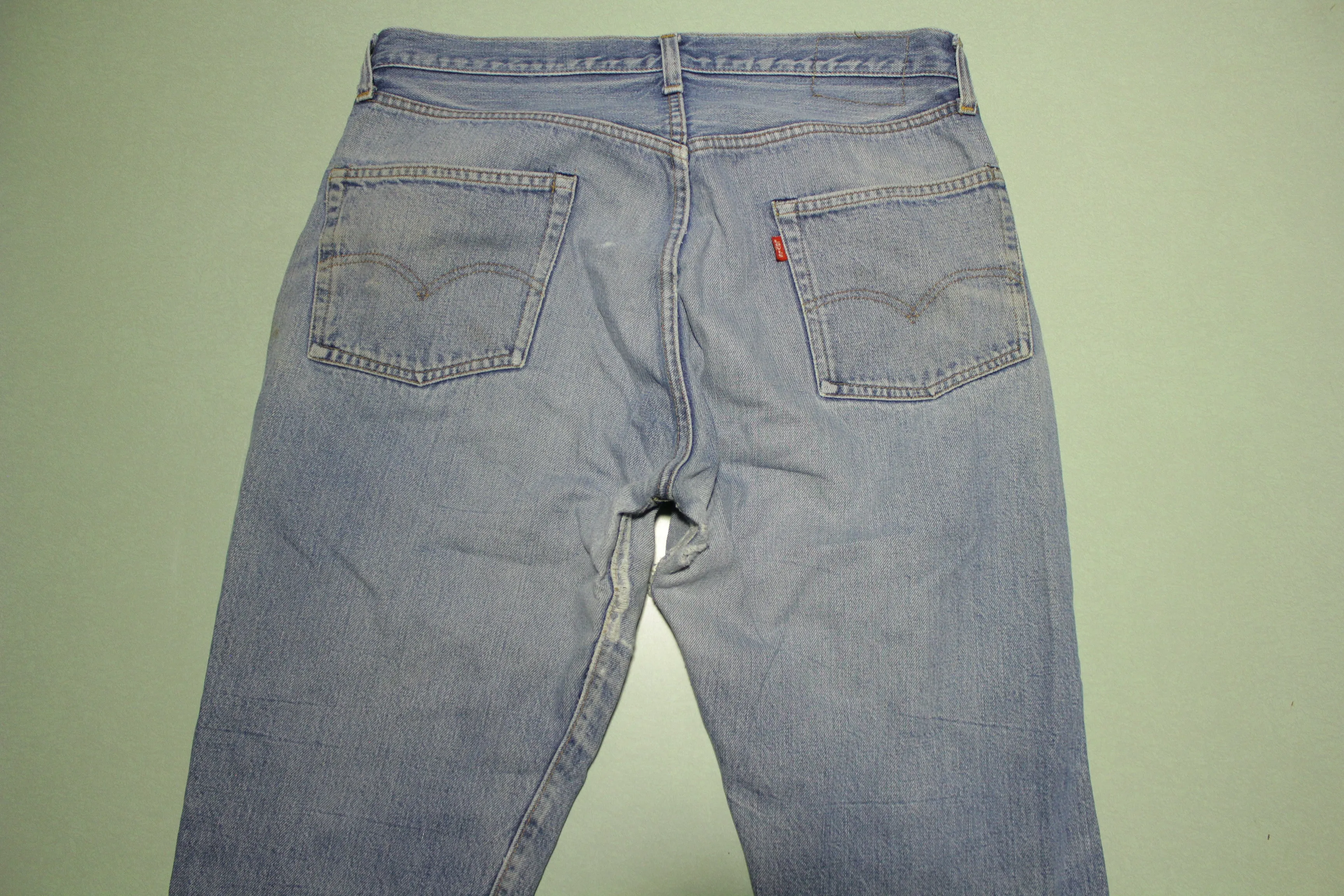 Levis 501 Selvedge Black Bar Tack #6 Stamp Vintage Redline Denim altered Blue Jeans