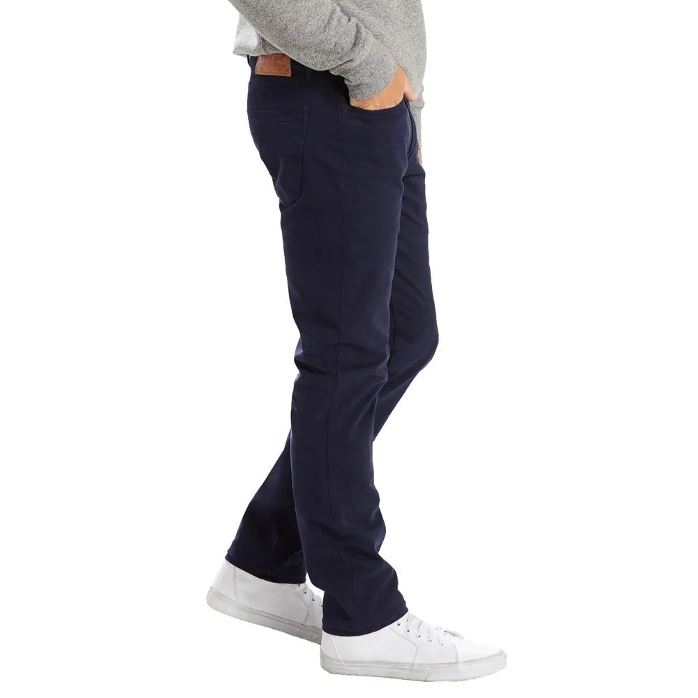 Optimized Title: Levis 511 Slim Fit Bi-Stretch Soft Twill Jeans in Nightwatch Navy - Style 04511-2617