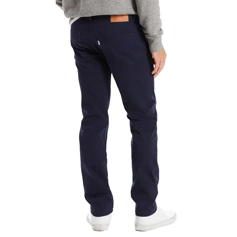 Optimized Title: Levis 511 Slim Fit Bi-Stretch Soft Twill Jeans in Nightwatch Navy - Style 04511-2617