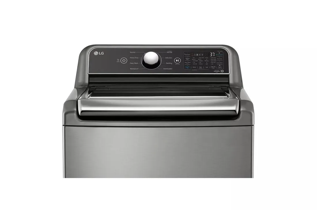 LG -5.3 cu.ft. Mega Capacity Smart wi-fi Enabled Top Load Washer with 4-Way Agitator & TurboWash3D Technology ***