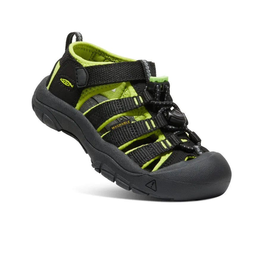 Little Kids' Newport H2  |  Black/Lime Green