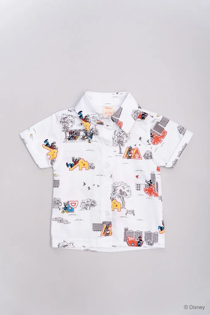 Little Man Shirt - Vintage Playground Mickey (12Y, XS left!)