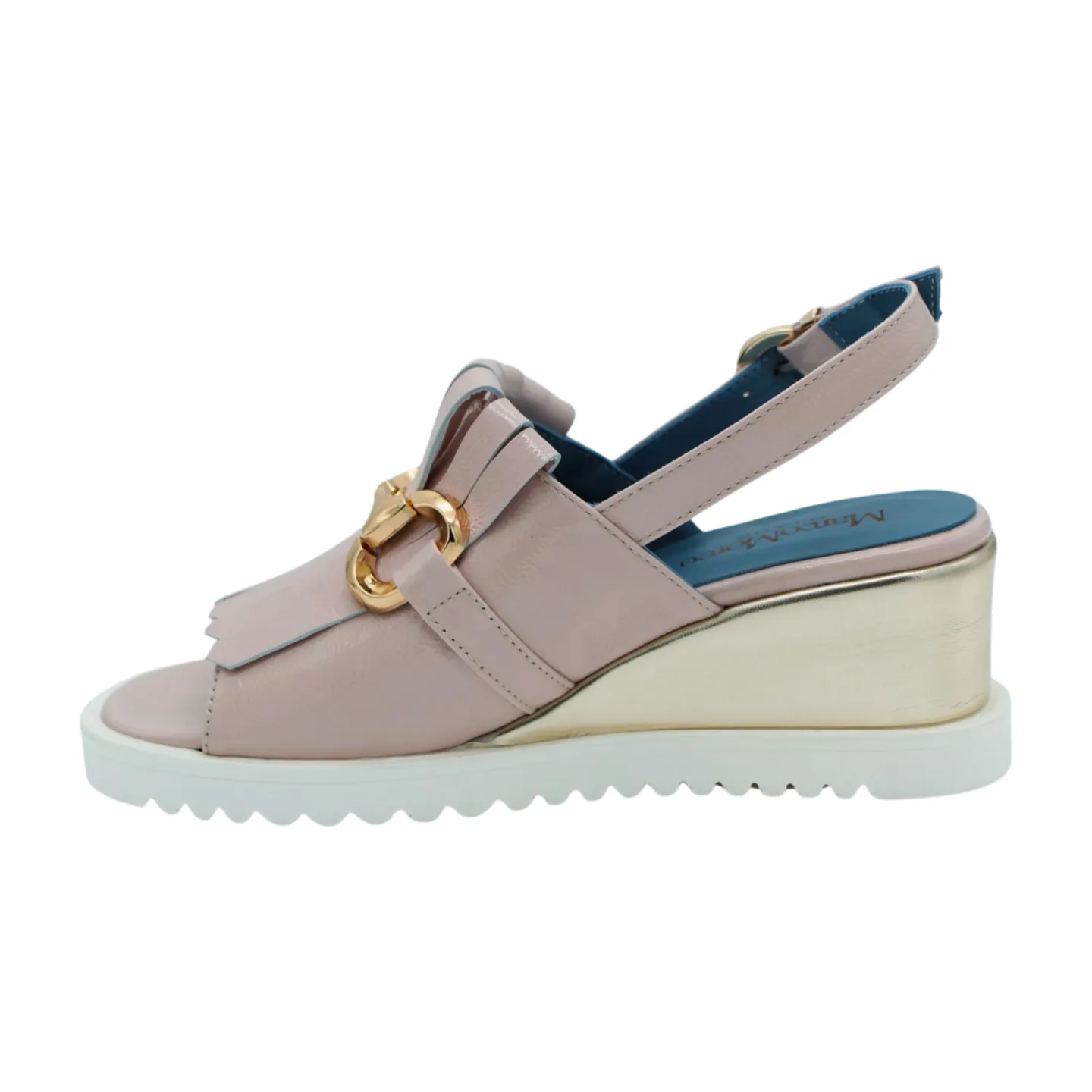 MARCO MOREO San Remo Baby Pink Wedge F163  Sandal