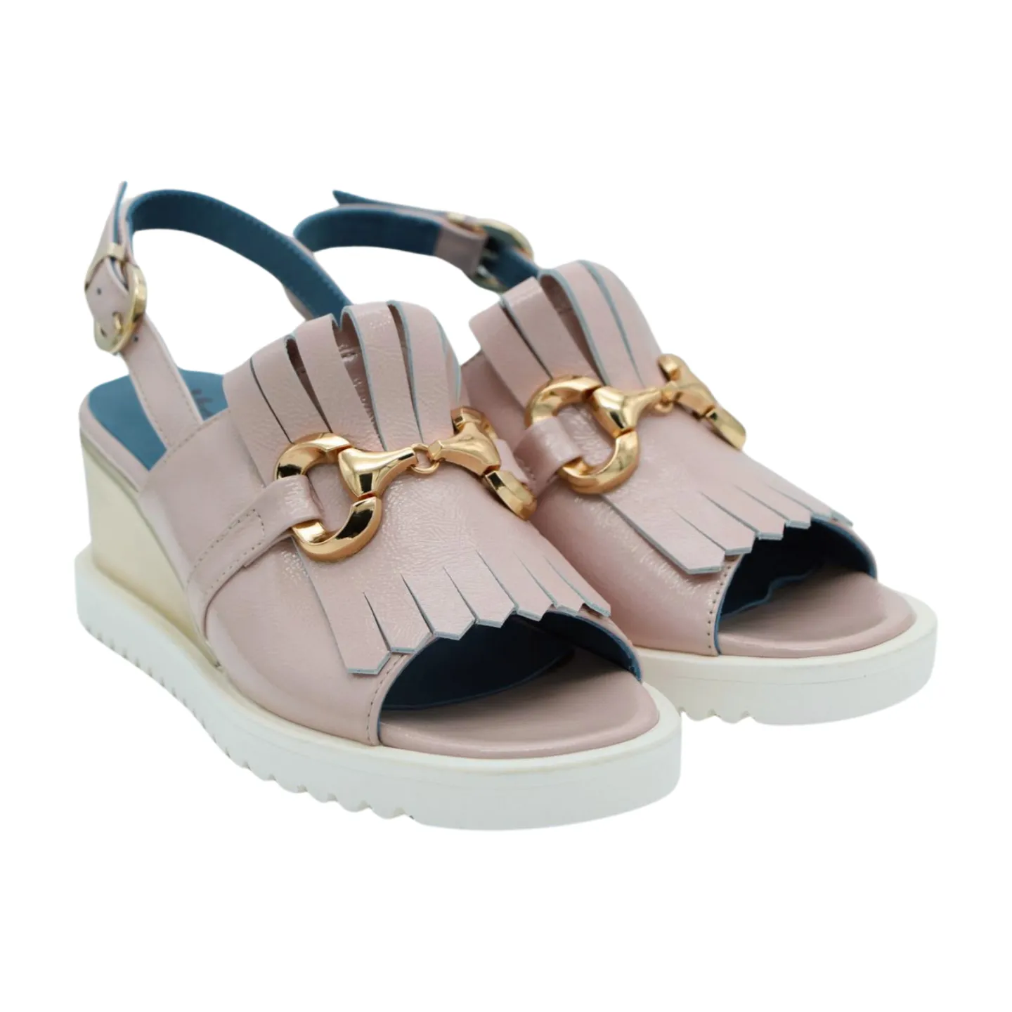 MARCO MOREO San Remo Baby Pink Wedge F163  Sandal