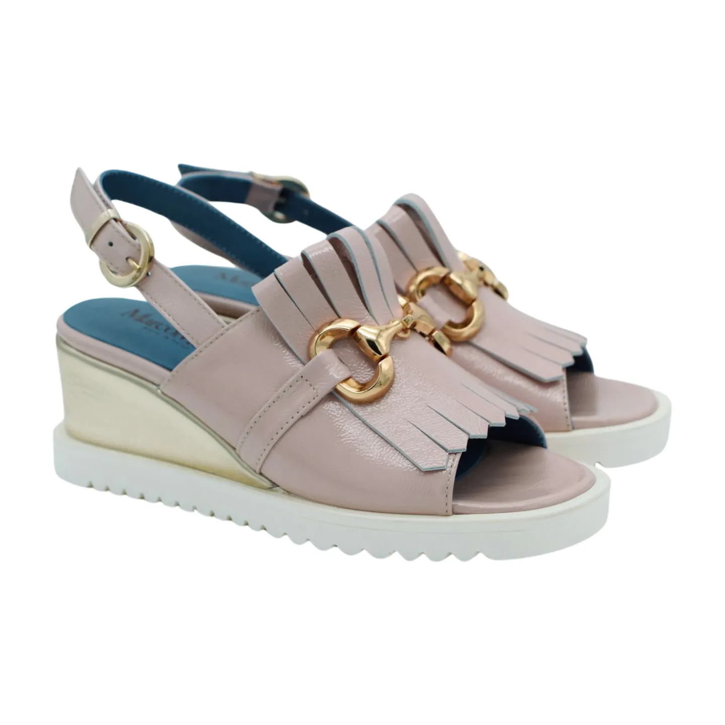 MARCO MOREO San Remo Baby Pink Wedge F163  Sandal