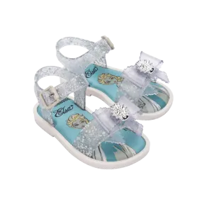 Mini Melissa Mar Sandal   Disney BB - Glitter Clear / White