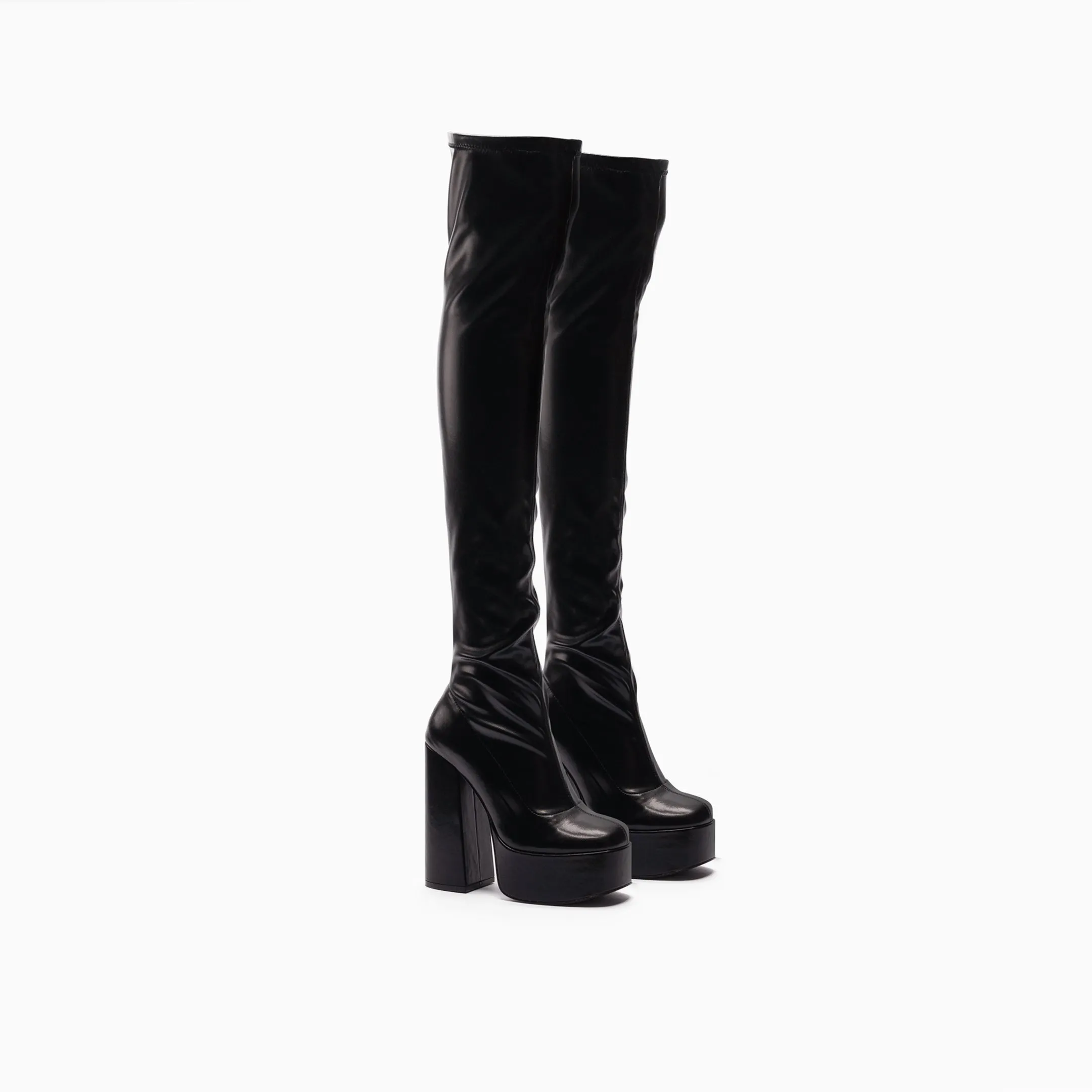 Phoenix Over The Knee Platform Sock Boot