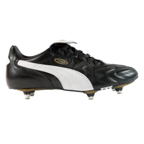 Puma King Pro SG Football Boots (Blk/Wht/Gld)