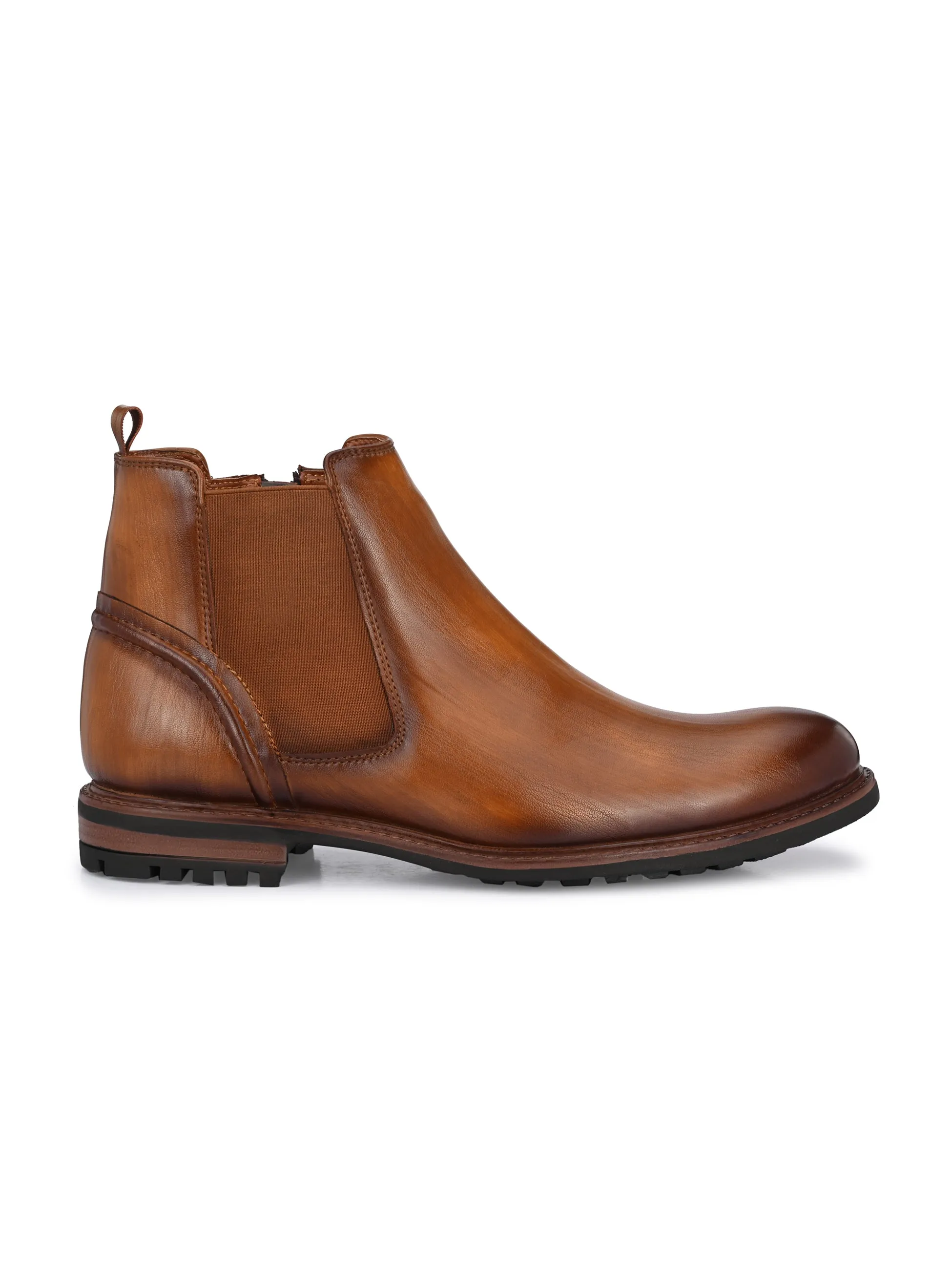 Quest Tan Chelsea Boots