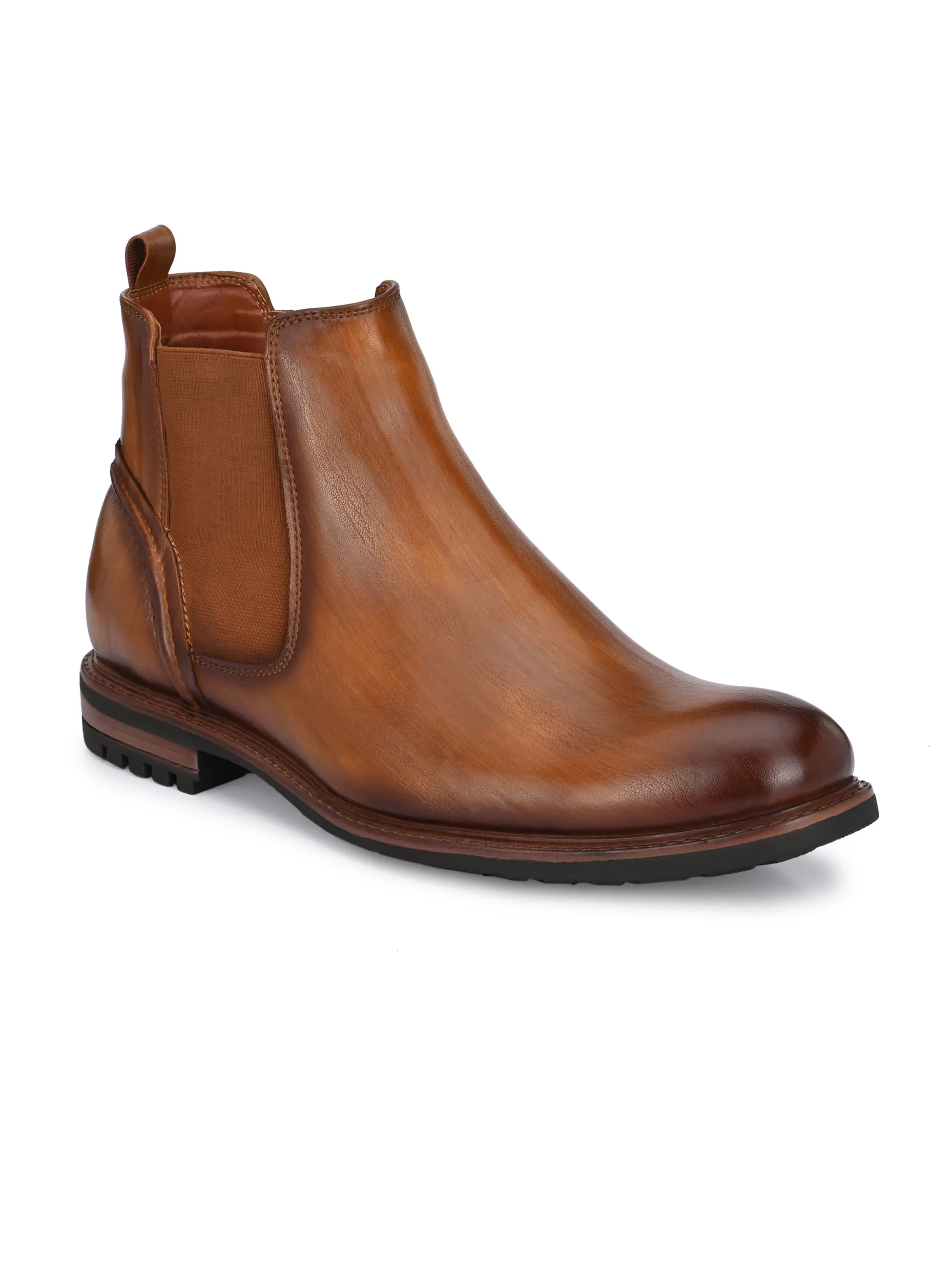 Quest Tan Chelsea Boots