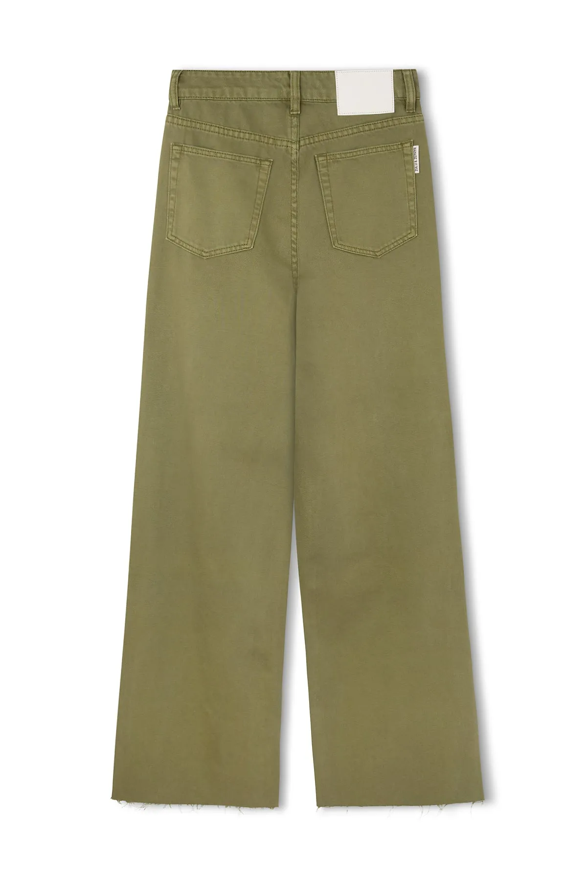 Recycled Cotton Straight Leg Jean - Khaki