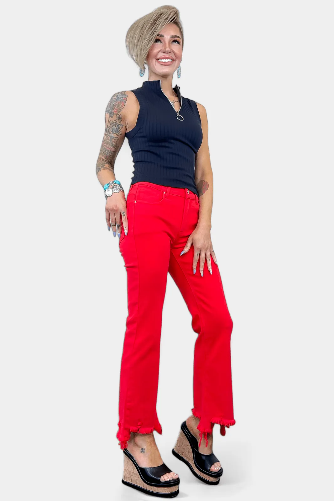 Red Risen RDP5813 Crop Jeans