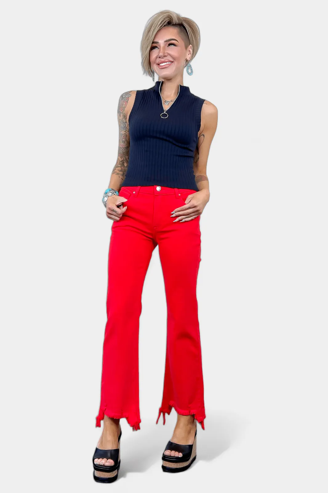 Red Risen RDP5813 Crop Jeans