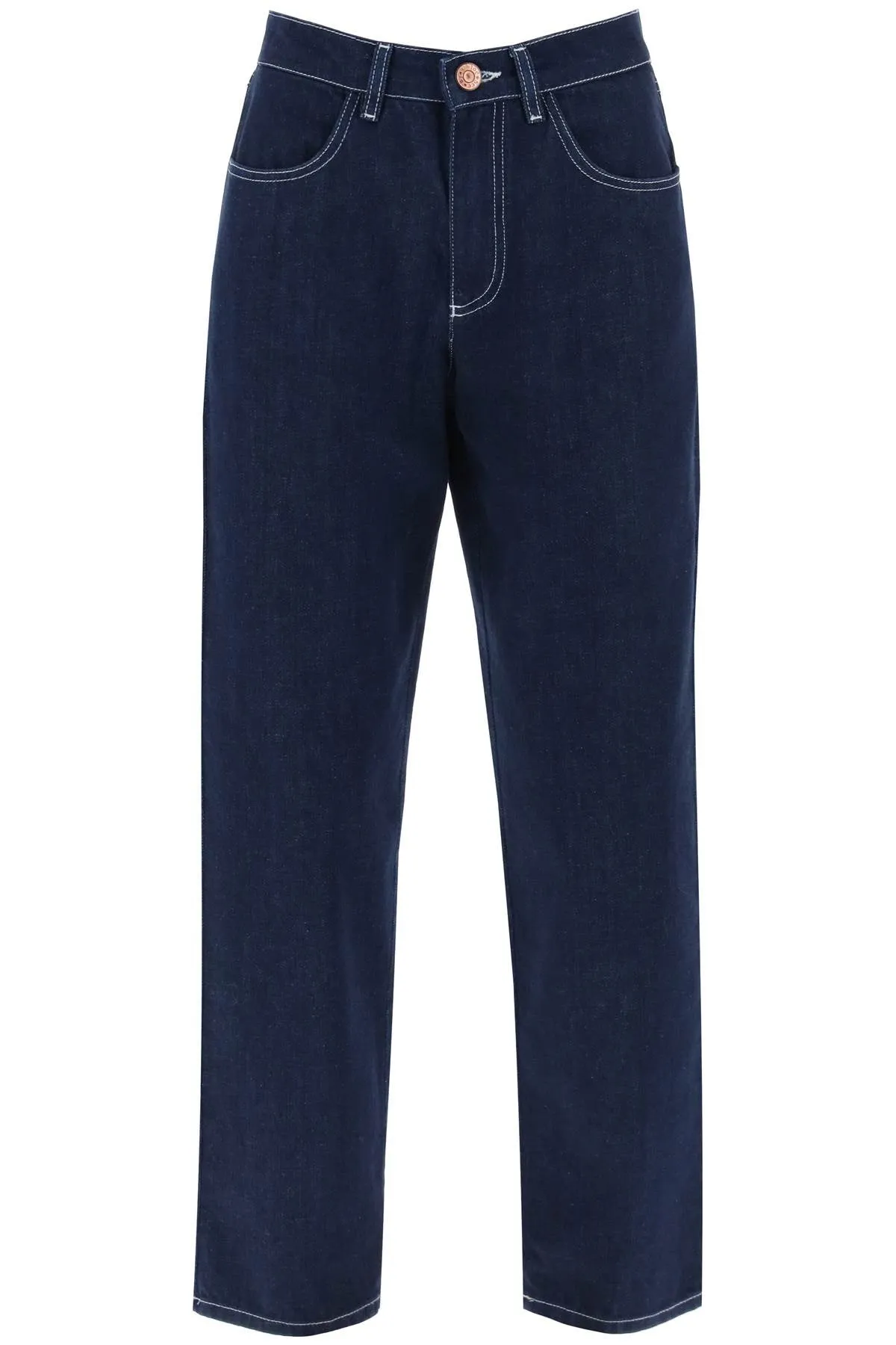 See by chloe cropped tapered jeans