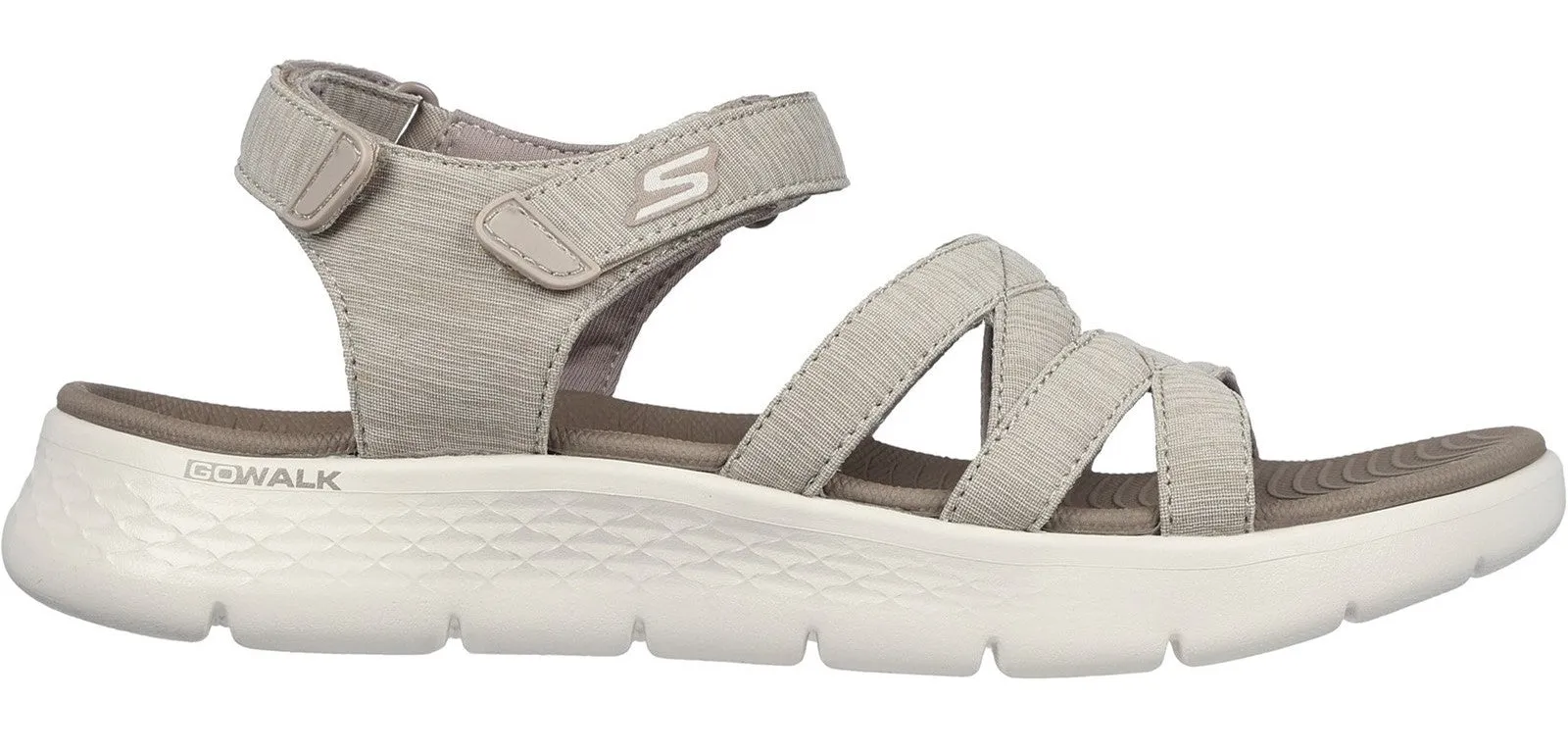 Skechers 141450 Go Walk Flex Sunshine Womens Touch-Fastening Sandal