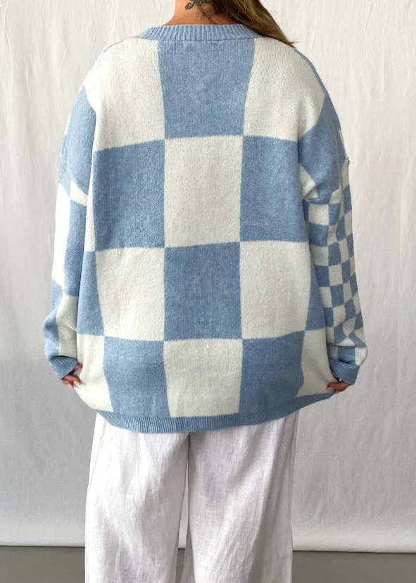 Spencer Cardigan - Blue