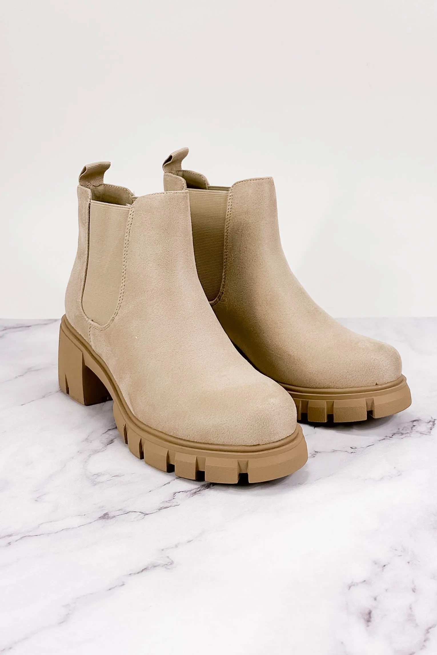 'Step Ahead' Boots - Wheat